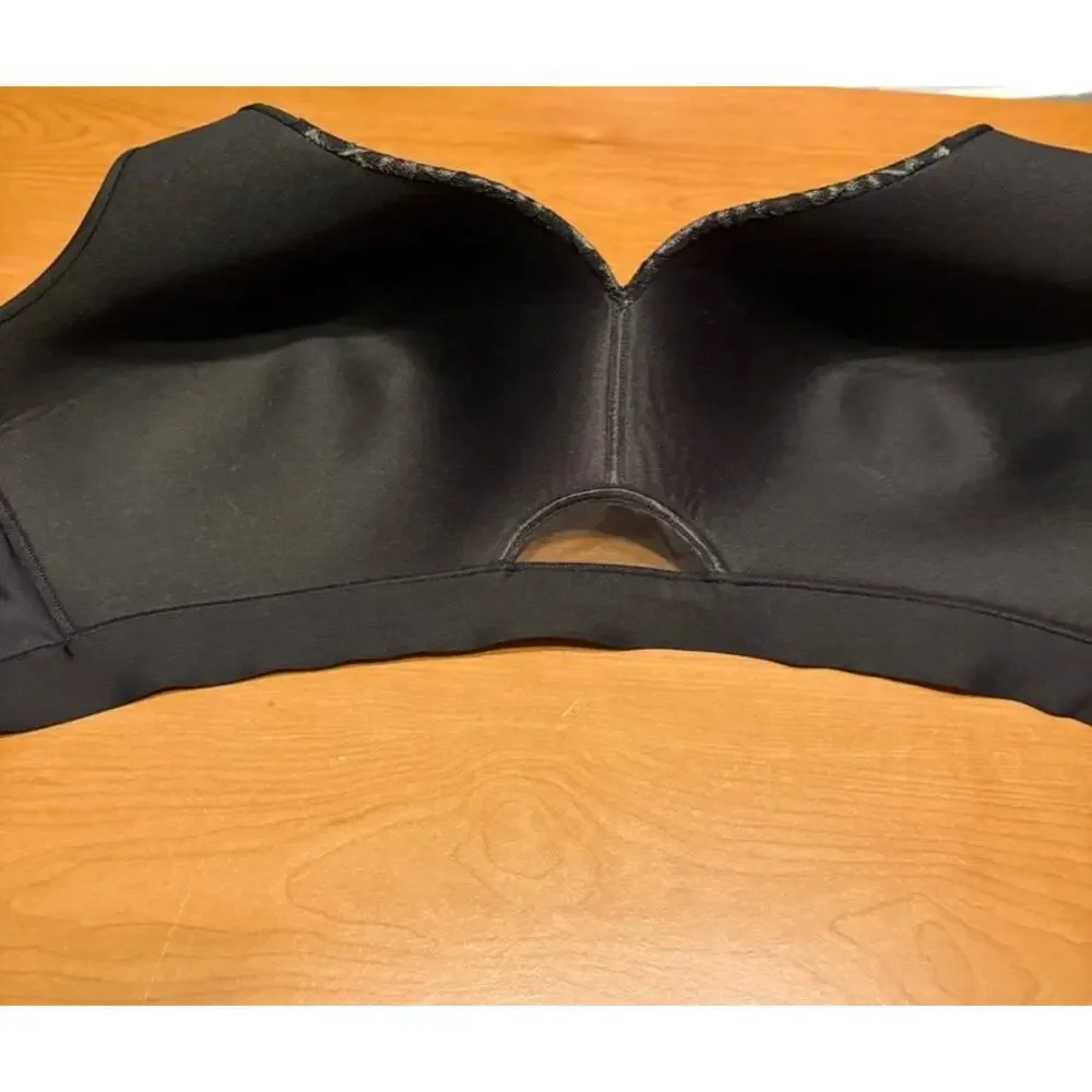 Cacique bra lightly lined no wire black 38H
